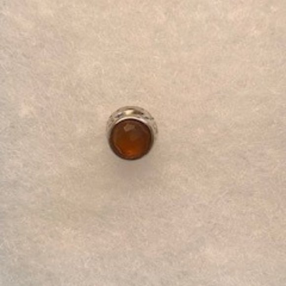 Pandora Carnelian Thimble Charm - Picture 2 of 2